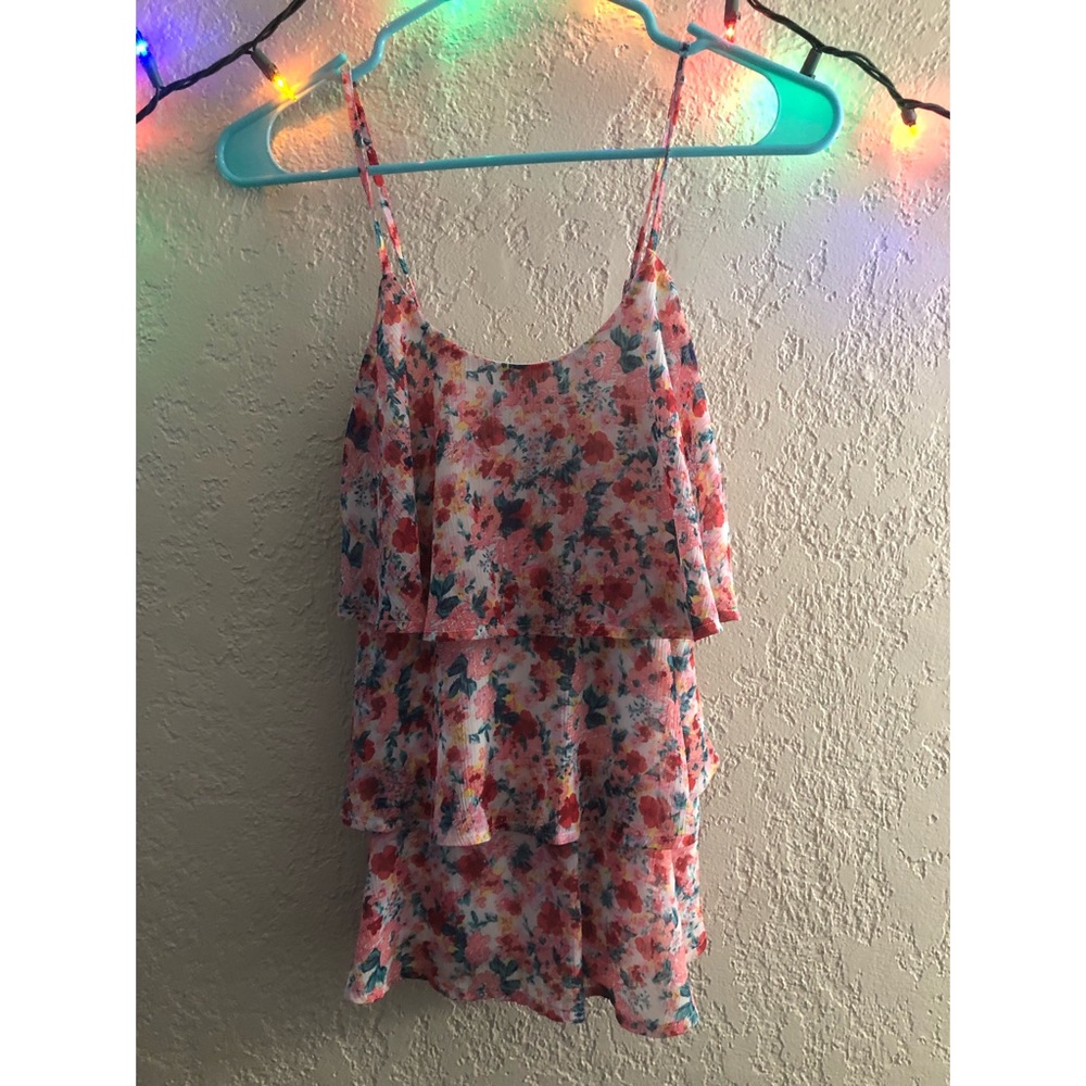 Floral tank top